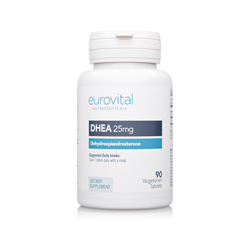 DHEA 25mg 90 Vegetarian Tablets by EuroVital