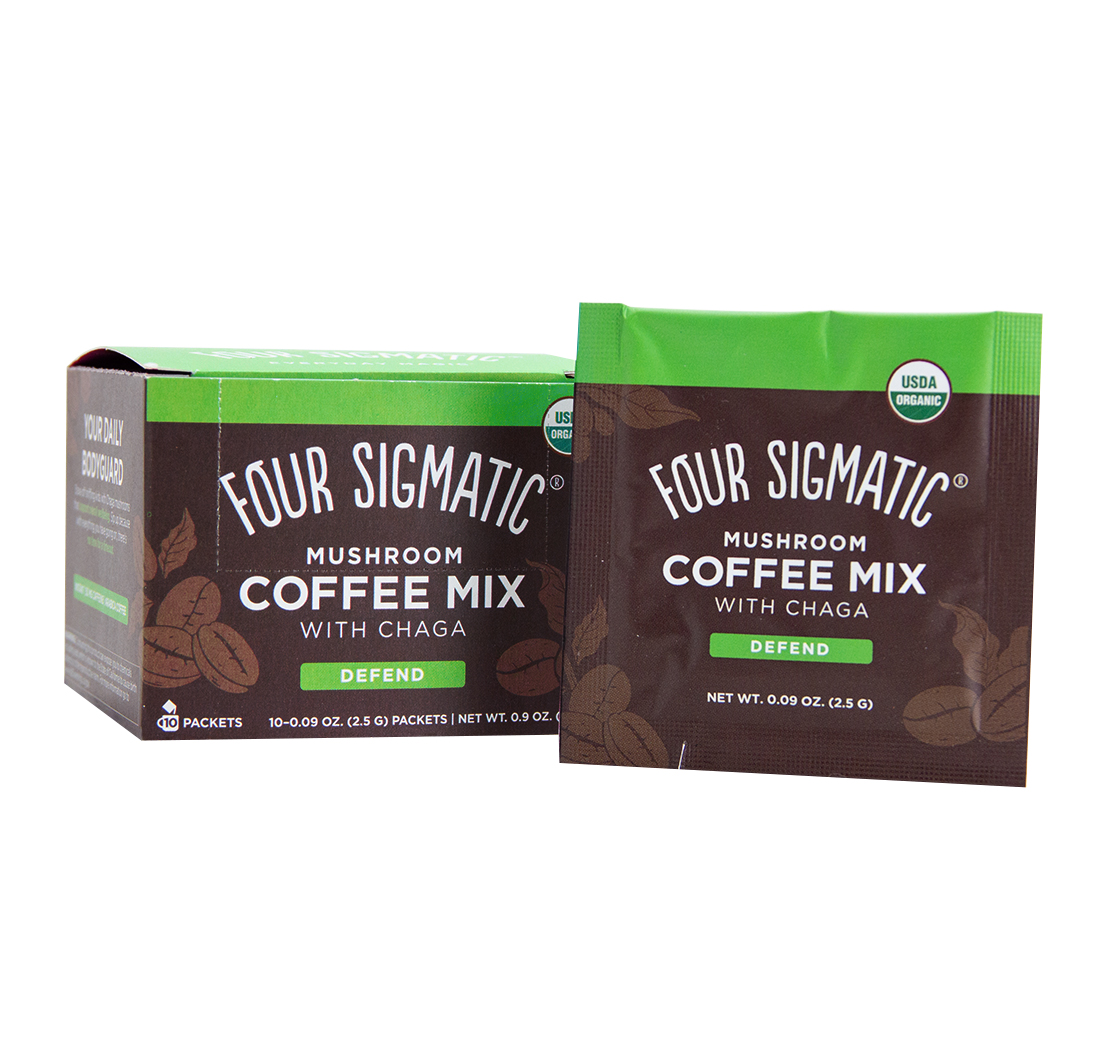 MUSHROOM COFFEE MIX with Coryceps & Chaga (Immune Support) (Organic) 10 ...